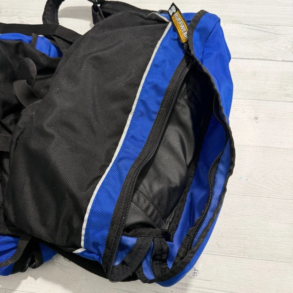 Ruffwear Blue Commuter Light Loop Dog Backpack Saddle Pack Bag Harness large